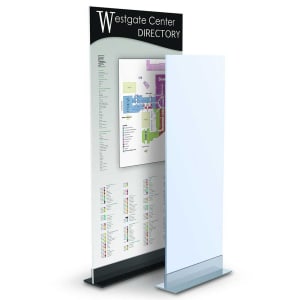 Double L Floor Sign Base - Various Sizes