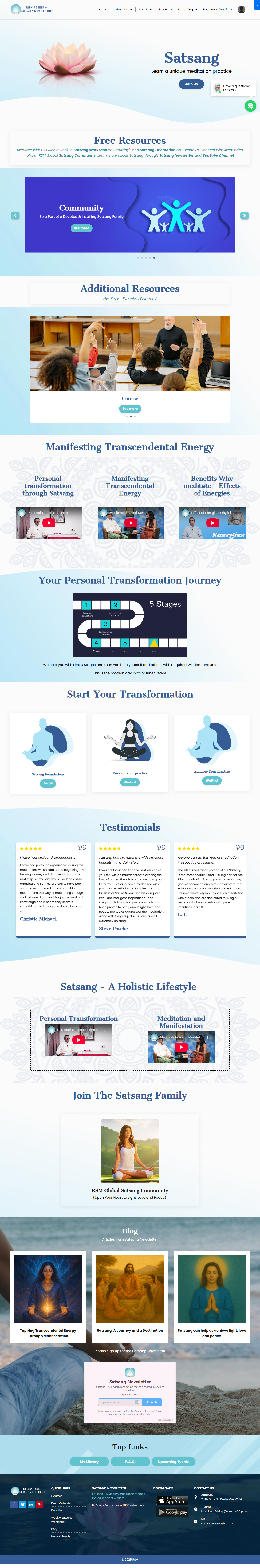 Meditation Website Sec
