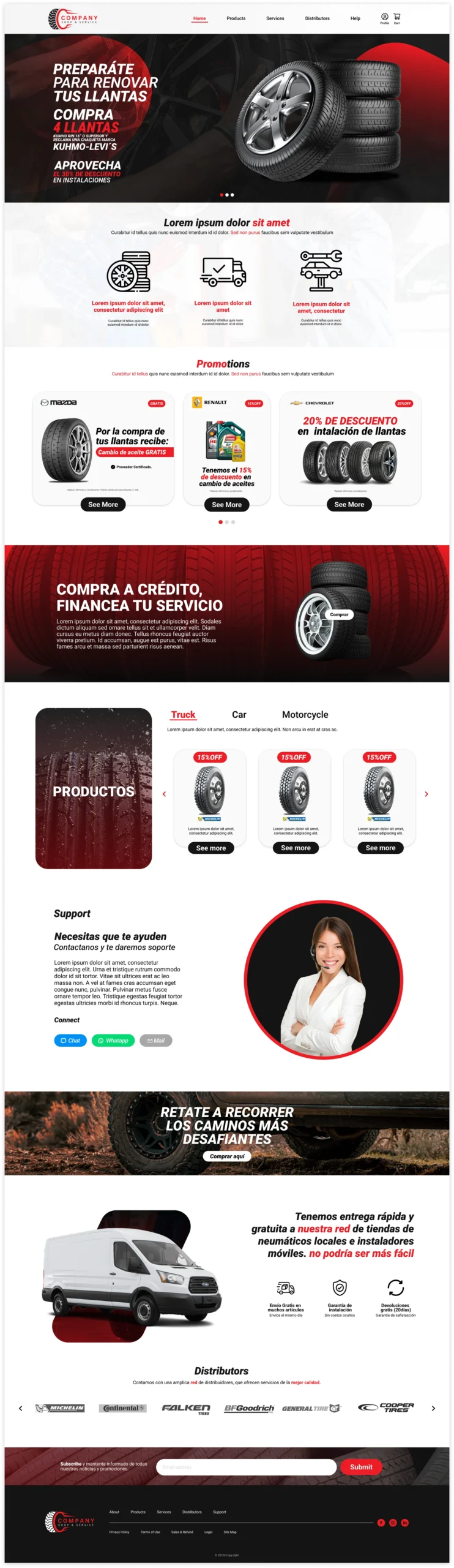 Company Shop & Service