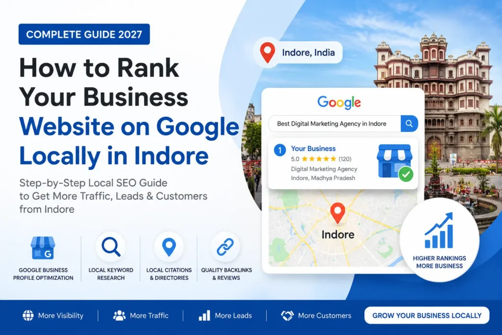 How to Rank Your Business Website on Google Locally in Indore (Complete Guide 2027)